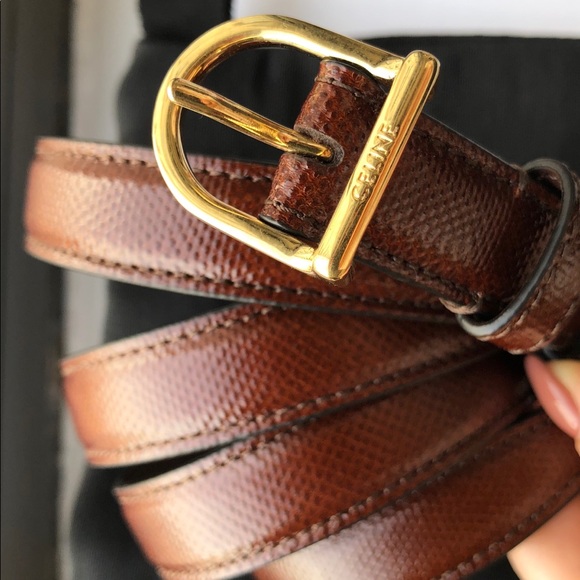 Brand New Celine Exotic Karung “6” Belt - Picture 5 of 15